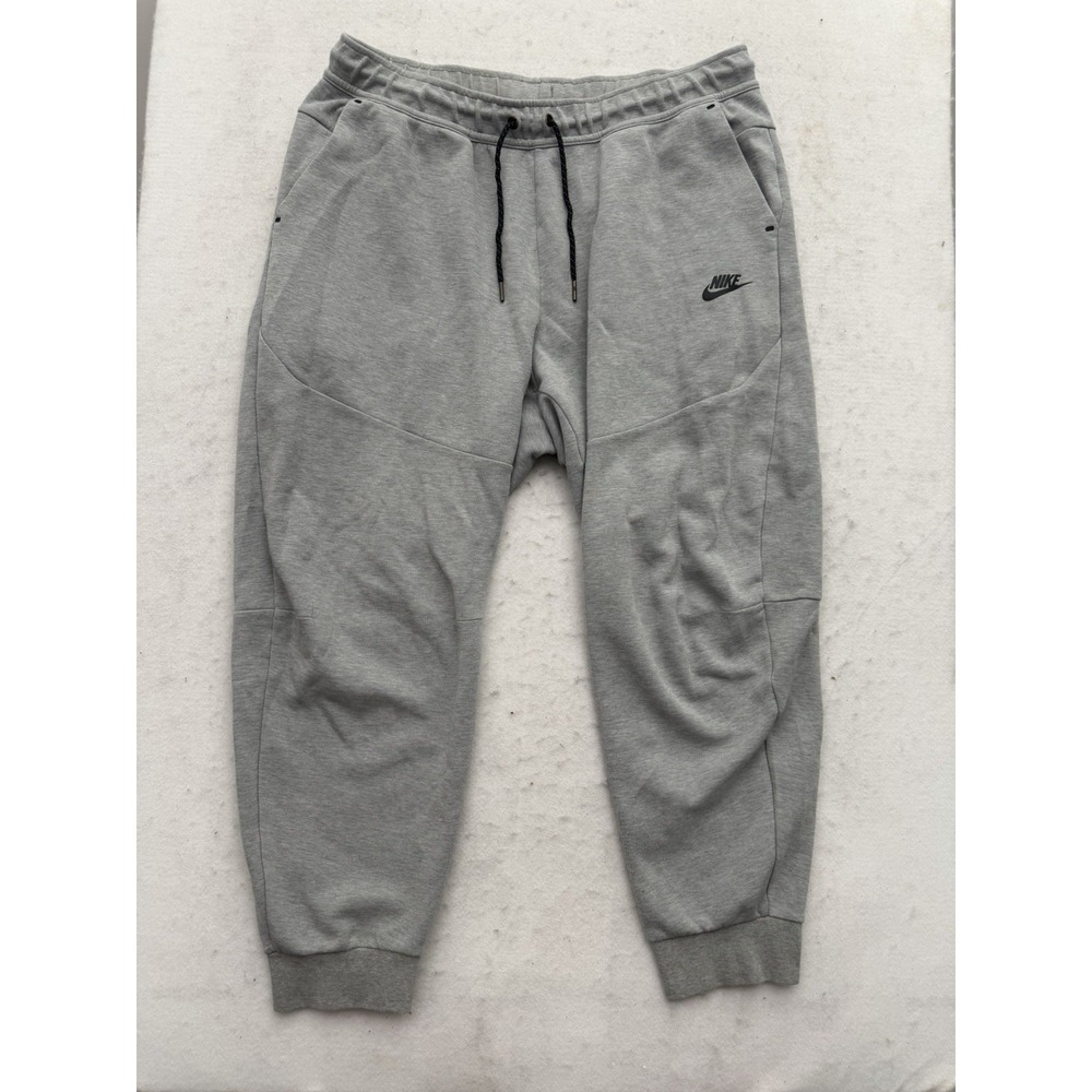 Nike Sportswear Tech Fleece Joggers Mens XL Gray CU4495-063 Sweatpants CLEAN
